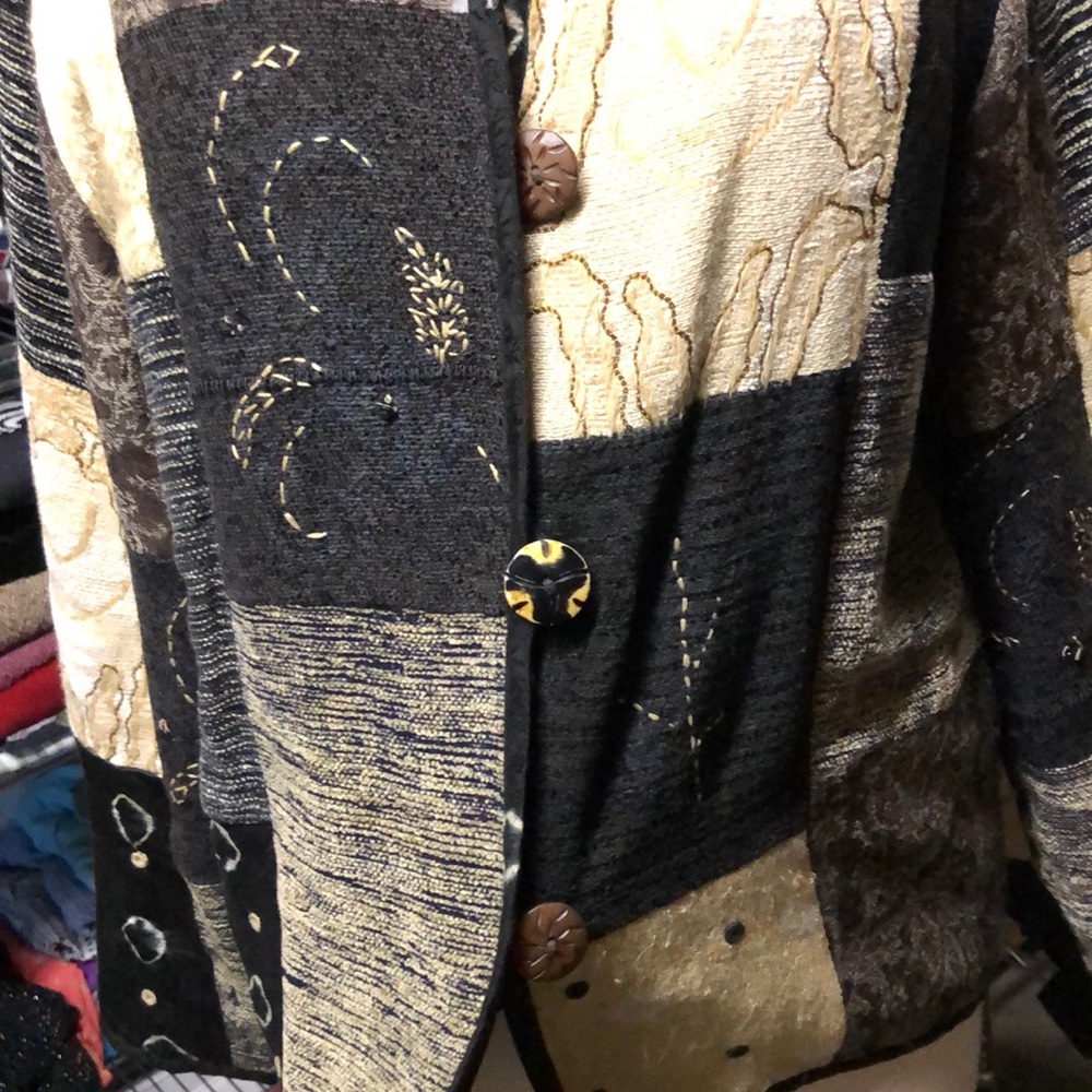 Vintage Flashback Print Block Jacket - image 4